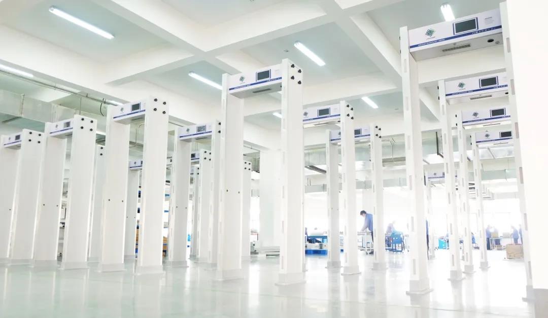 米兰·(milan)科技测温安检门再掀出货狂潮，百台设备运往济南！